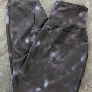 ✨ Old Navy Black and Purple Tie-Dye Joggers – Size M ✨